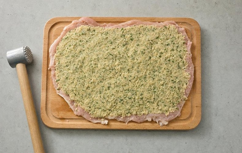 Arrotolato di Tacchino Arrosto con Ripieno: passo 4