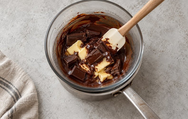 Brownies Cheesecake Zucca e Amaretti: passo 1