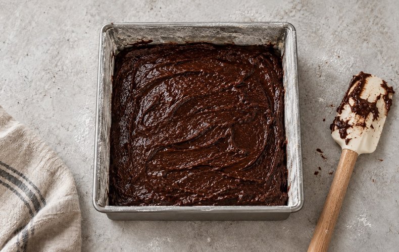 Brownies Cheesecake Zucca e Amaretti: passo 5
