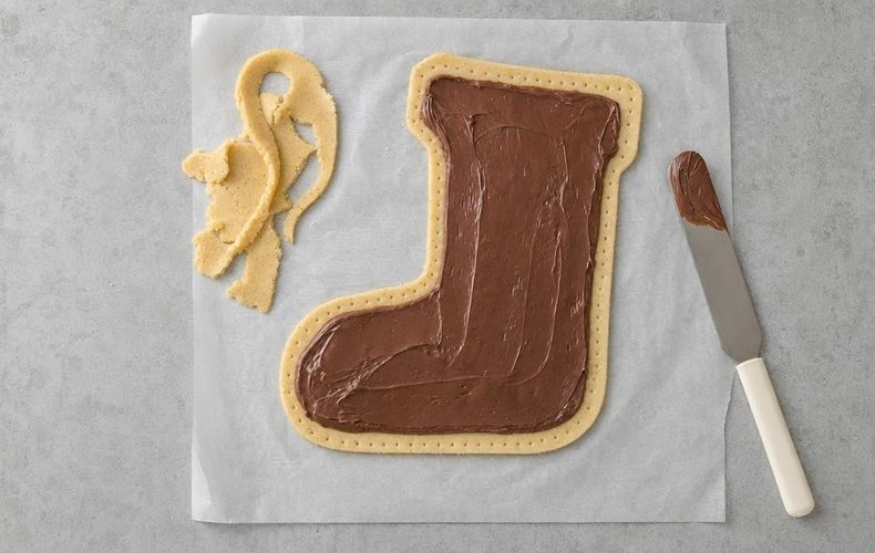 Calza della Befana di Pasta Frolla: passo 4