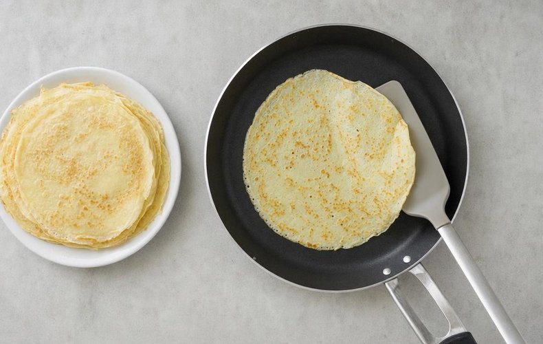 Crepes al Salmone: passo 4