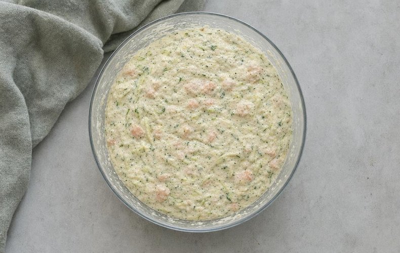 Frittelle Salmone e Zucchine: passo 6