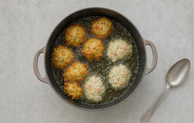 Frittelle Salmone e Zucchine: passo 7