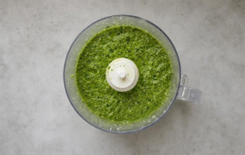 Lasagne con Pesto e Gamberetti: passo 2