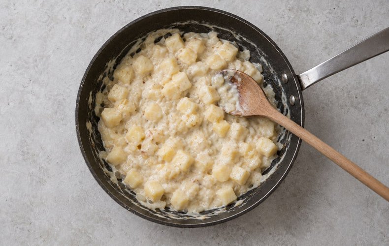 Lasagne Integrali con Mele e Gorgonzola: passo 3