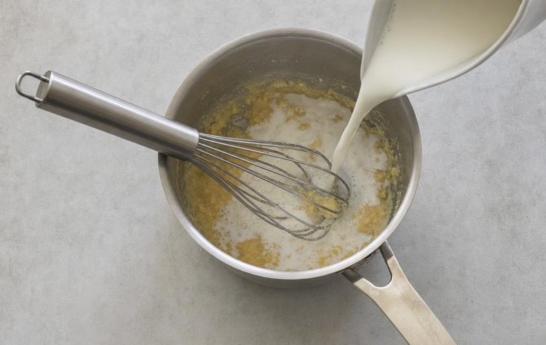 Lasagne Salmone e Gamberetti: passo 7