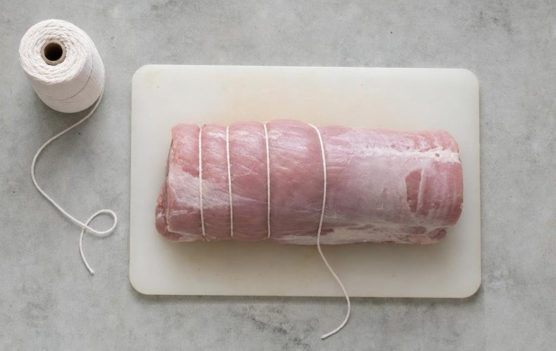 Lonza di Maiale alle Mele: passo 1