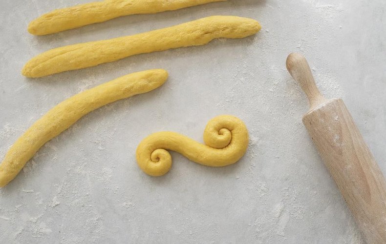 Lussekatter Dolci di Santa Lucia: passo 4
