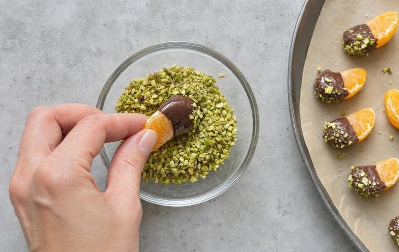 Mandarini al Cioccolato: passo 3