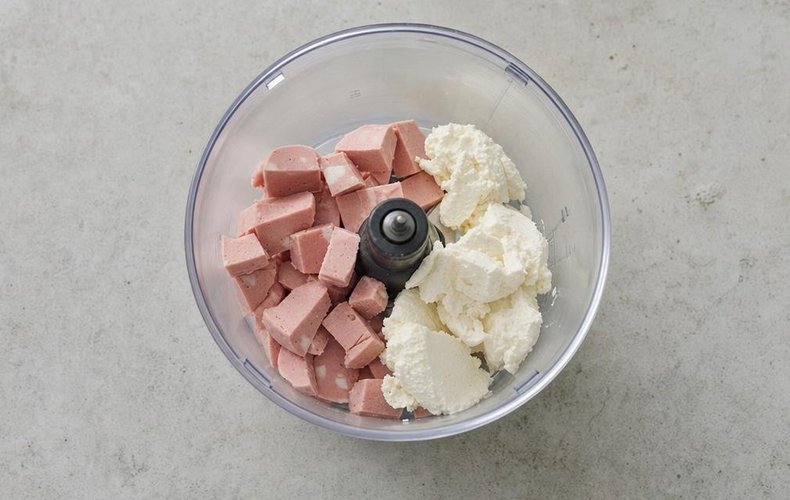 Mousse di Mortadella: passo 1