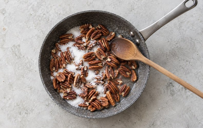 Noci Pecan Caramellate: passo 1