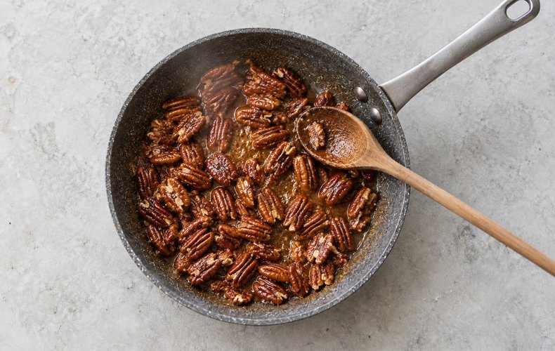 Noci Pecan Caramellate: passo 2
