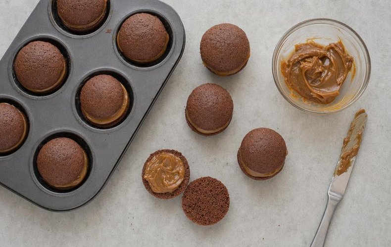 Pao de Mel Biscotti al Miele e Cioccolato: passo 3