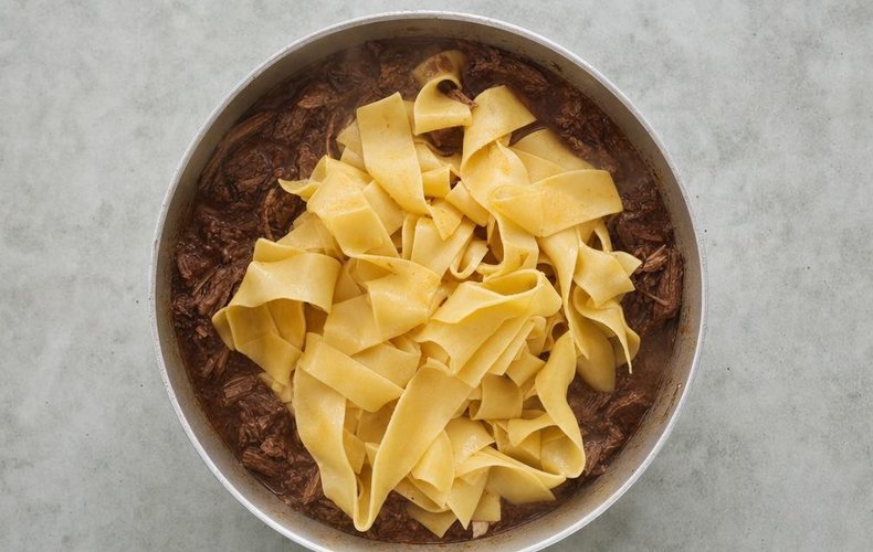 Pappardelle allo Stracotto: passo 2
