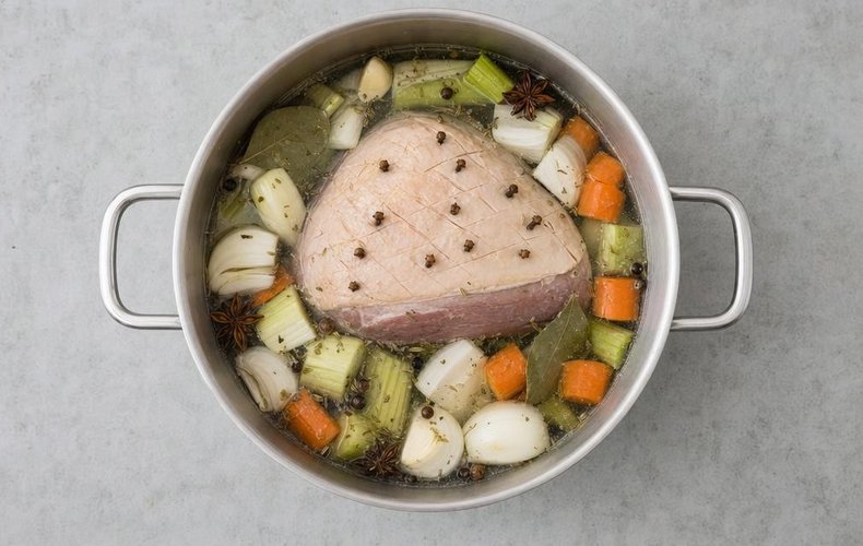 Prosciutto Glassato al Miele: passo 2