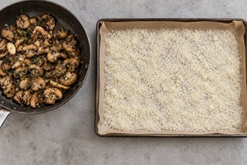 Rotolo di Patate, Funghi e Scamorza: passo 3