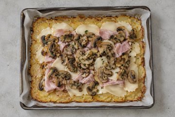 Rotolo di Patate, Funghi e Scamorza: passo 6