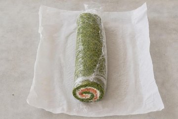 Rotolo di Spinaci con Salmone: passo 3
