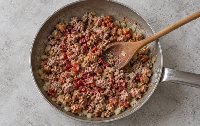 Schiaffettoni Ripieni alla Calabrese: passo 2