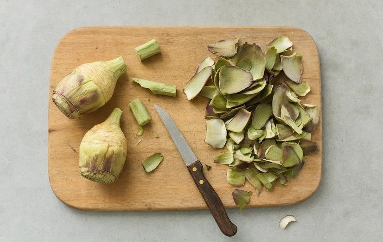 Sformato di Carciofi e Parmigiano: passo 1