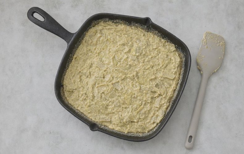 Sformato di Carciofi e Parmigiano: passo 6
