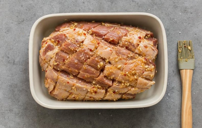 Spalla di Maiale al Forno a Bassa Temperatura: passo 2