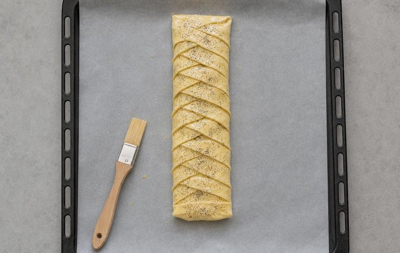Strudel Salato Radicchio Rosso, Gorgonzola e Pere: passo 4