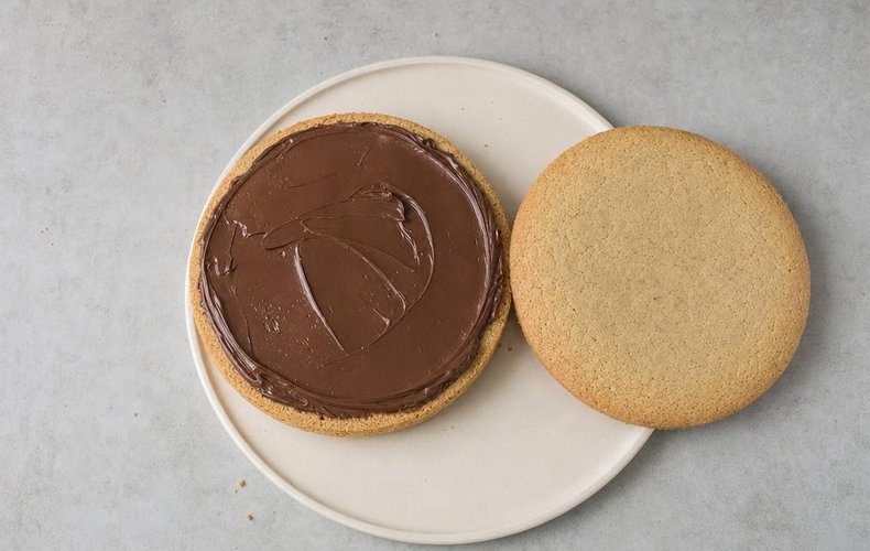 Torta Baci di Dama: passo 9