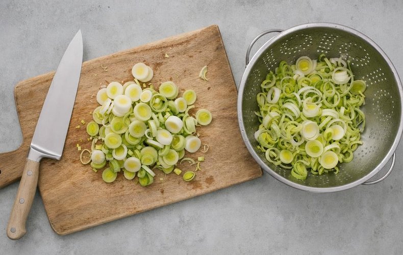 Torta Salata ai Porri: passo 1