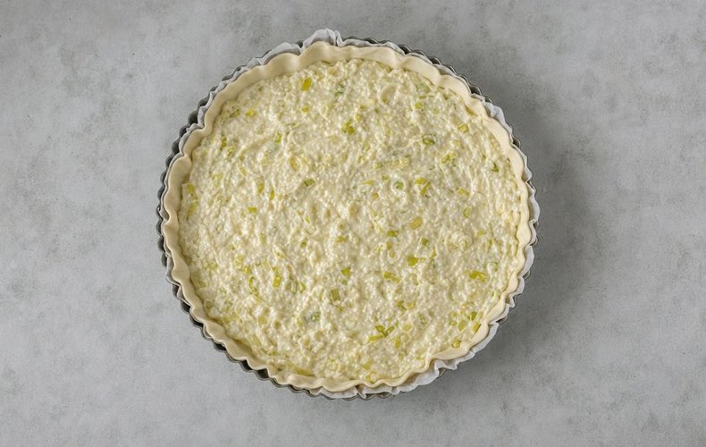 Torta Salata ai Porri: passo 4
