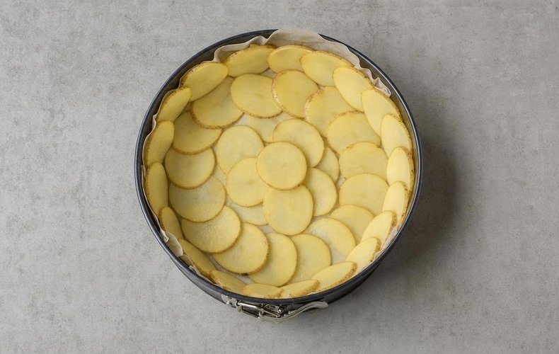 Torta Salata con Spinaci e Ricotta in Crosta di Patate: passo 3