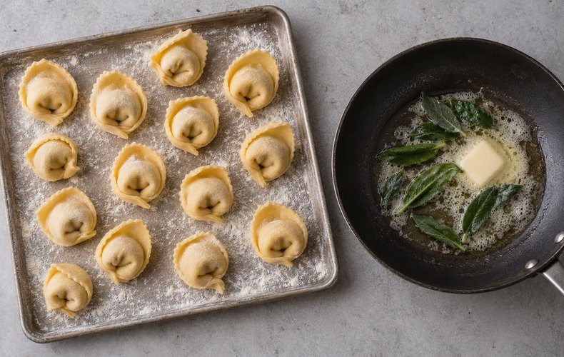 Tortelloni ai Funghi: passo 4