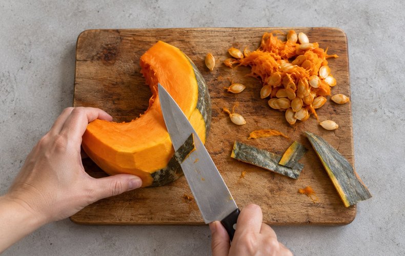 Zucca Fritta, Veloce e Croccante: passo 1