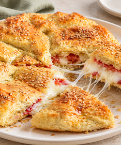 Ricetta Torta Salata con Speck e Scamorza